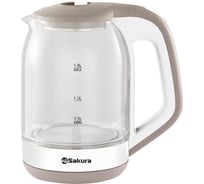 Чайник электрический Sakura SA-2736WG (1.8) стекл точечн.подсв. РТ-00068643