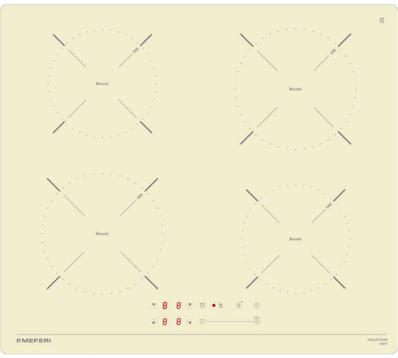 Варочная панель индукционная MEFERI MIH604BG POWER МФ-00001487 1