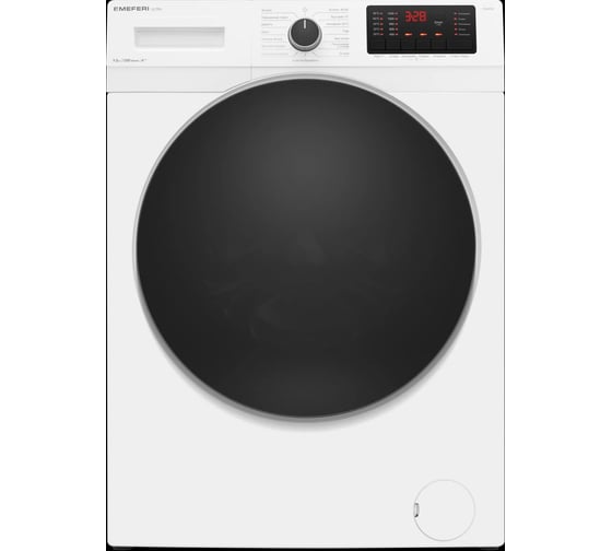 Стиральная машина с инвертором и паром, отдельностоящая MEFERI MFW091216WH ULTRA МФ-00001001