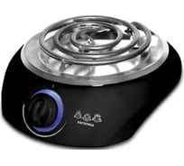 Плитка электрическая Мастерица ES-0101, 1 конфорка, черная 00-00035875
