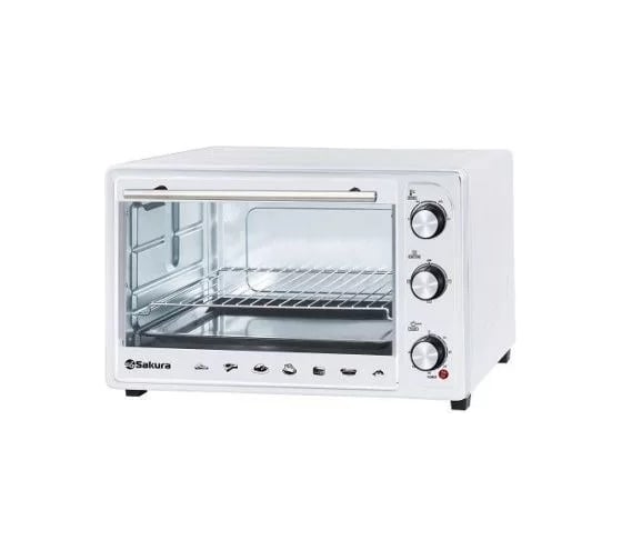 Духовка электро SAKURA SA-7025W 1500Вт, 30л, таймер, белый РТ-00060171 1