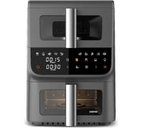 Аэрогриль Centek 3,5л+6,5л 2чаши 2800Вт, сенсорное управление, 10 программ, автовыкл. CT-3107