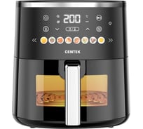 Аэрогриль Centek 5л 1500Вт, сенсорное управление, 8 программ, автовыключение CT-3105