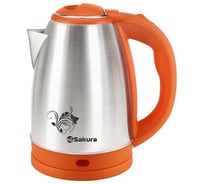 Чайник электрический Sakura SA-2326A (1.8) бел/оранж 00000032894