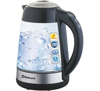 Чайник электрический Sakura SA-2729DBK (1.7) стекл 7темп реж LED дисплей РТ-00060984