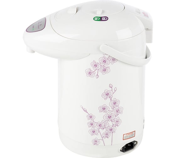 Термопот HomeStar HS-5001 2.5 л рисунок фиолетовые цветы 000 650