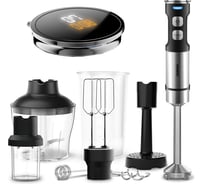 Блендер Centek (сталь) 1500Вт, 8в1, блендер/венчик/чоппер/кофе, ДИСПЛЕЙ 650мл стакан 800мл CT-1367