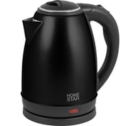 Чайник HomeStar HS-1010 1.8 л стальной, черный 00 6753