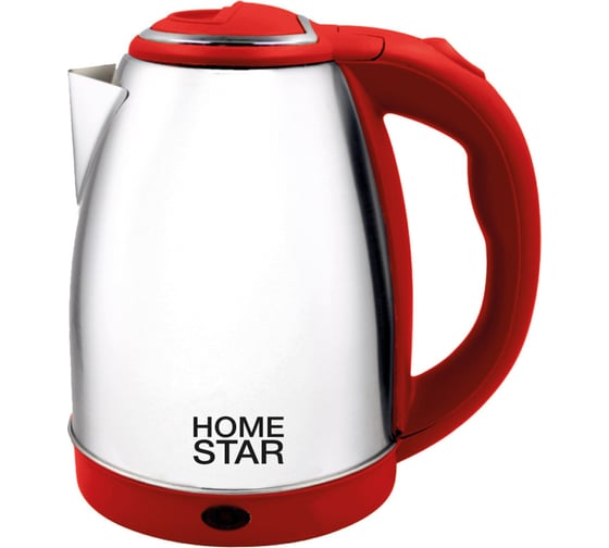 Чайник HomeStar HS-1028 1.8 л стальной, красный 008200 1