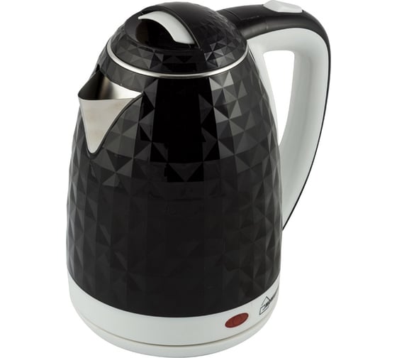 Чайник HomeStar HS-1015 1.8 л черно-белый, двойной корпус 3959 003959 1