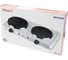 Двухконфорочная электроплитка Atlanta ATH-1740 white 5