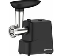 Мясорубка SAKURA SA-6429BK 1500Вт, реверс, комплект насадок РТ-00070634