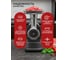 Мясорубка SAKURA SA-6425G Premium 2400Вт, реверс, комплект насадок РТ-00066808 6