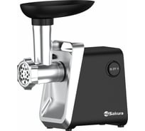 Мясорубка SAKURA SA-6431BK 1600Вт, реверс, комплект насадок РТ-00070637