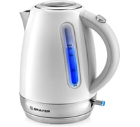 Чайник электрический BRAYER 6110BR 2200Вт.1,7 л, сталь окраш, автоотключ BR6110