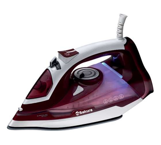 Утюг электро SAKURA SA-3072CR 380мл 2600 Вт керам самоочист анти-капля УТ000001977 1