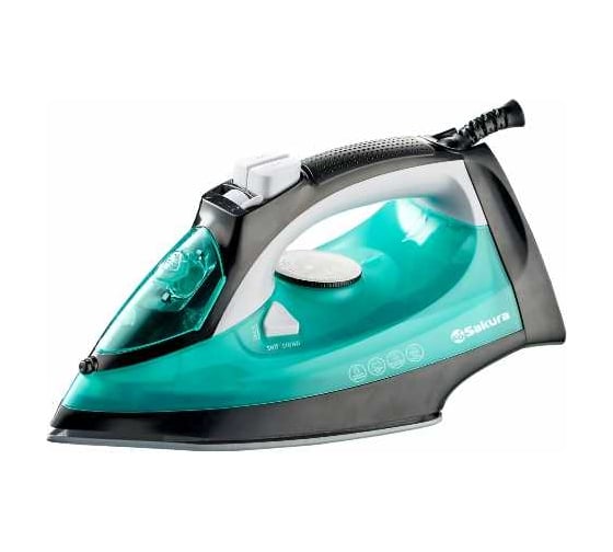 Утюг электро SAKURA SA-3070CGR 320мл 2400 Вт керам самоочист РТ-00069869 1