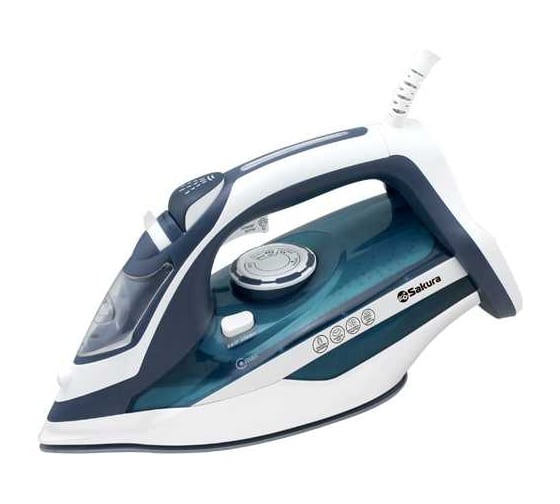 Утюг электро SAKURA SA-3071CBL 450мл 2600 Вт керам самоочист анти-капля УТ000001976 1
