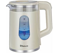 Чайник электрический SAKURA SA-2735W (2.0) стекл точечн.подсв РТ-00068452