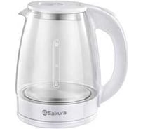 Чайник электрический SAKURA SA-2734W (1.8) стекл точечн.подсв РТ-00068346