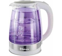 Чайник электрический SAKURA SA-2744V (1.8) стекл двухслойн подсв УТ000003698