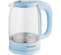 Чайник электрический SAKURA SA-2740BL (1.7) стекл подсв РТ-00070615