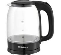 Чайник электрический SAKURA SA-2740BK (1.7) стекл подсв РТ-00070614
