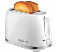 Тостер SAKURA SA-7610W 850Вт белый РТ-00069443