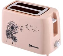 Тостер SAKURA SA-7608C 750Вт подогрев беж. РТ-00069893