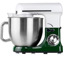 Планетарный миксер Centek CT-1133 белый/изумруд, 1600Вт, чаша с ручкой 5.7л 3 насадки, 6 скоростей CT-1133 ORLEAN