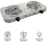 Двухконфорочная электроплитка Atlanta ATH-1741 silver 2
