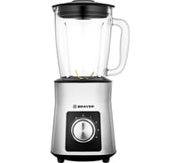 Блендер настольный BRAYER 1208BR 1600 Вт, стекл., 1,75 л, 6 нож. титан., импульс, колка льда BR1208