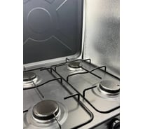 Плита газовая настольная четырехконфорочная Pegas черная 150226