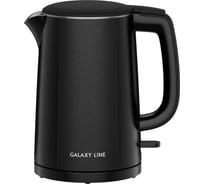 Чайник электрический Galaxy Line, 1.5 л, 2200 Вт, черный GL 0373, 7010103732