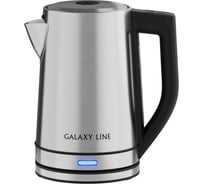 Чайник электрический Galaxy Line (1.7 л, 2200 Вт, серый, терморегулятор) GL 0369, 7010103690