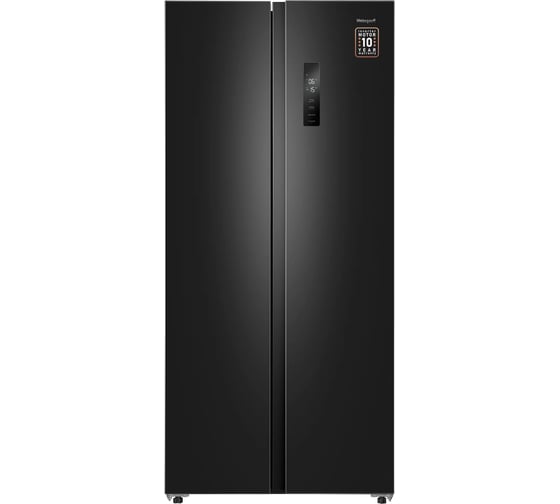 Холодильник Weissgauff WSBS 410 Inverter NoFrost Black 439638