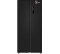 Холодильник Weissgauff WSBS 500 Inverter NoFrost Black 433047