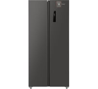 Холодильник Weissgauff WSBS 500 Inverter NoFrost Dark Grey 433048