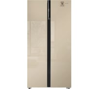 Холодильник Weissgauff WSBS 600 BeG NoFrost Inverter 430814