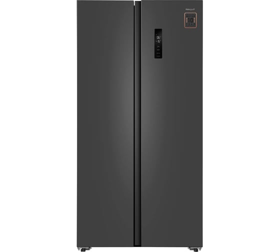 Холодильник Weissgauff WSBS 600 NoFrost Inverter Dark Grey 439475
