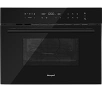 Духовой шкаф компактный с СВЧ Weissgauff OE 446 Black Edition 431523