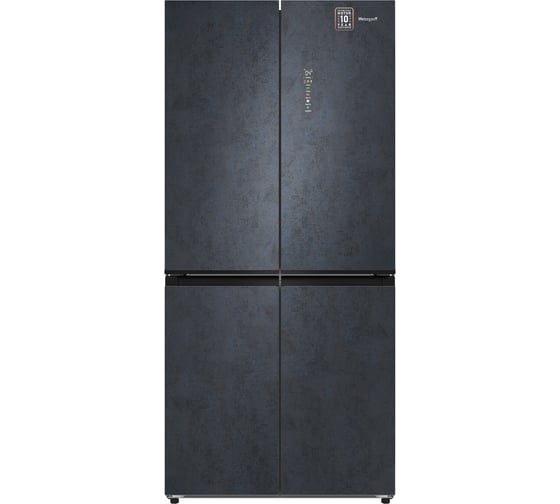 Холодильник Weissgauff WCD 450 Rock Glass NoFrost Inverter 437286