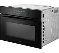 Духовой шкаф компактный с СВЧ и паром Weissgauff  OEMS 459 PDB Black Edition 437404