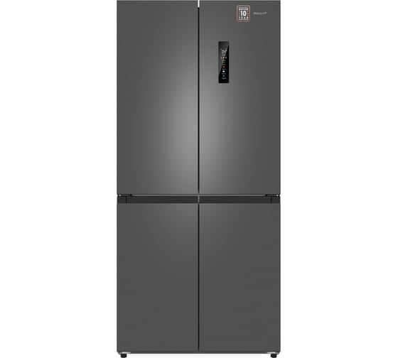 Холодильник Weissgauff WCD 450 Dark Grey NoFrost Inverter 437285
