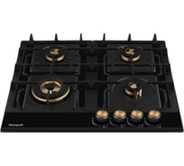 Газовая панель Weissgauff HGG 641 BV Volcano Burner Nano Glass 433644