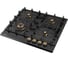 Газовая панель Weissgauff HGG 641 BV Volcano Burner Nano Glass 433644 6