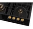 Газовая панель Weissgauff HGG 641 BV Volcano Burner Nano Glass 433644 7