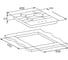 Газовая панель Weissgauff HG 451 Bgh 433578 6