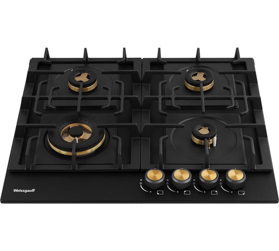 Газовая панель Weissgauff HGG 641 BV Volcano Burner Nano Matt Glass 433630