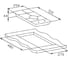 Газовая панель Weissgauff HGG 320 BGh 411844 5